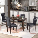 Dining Table Sets 5 Piece Restaurant Furnitures 4 Dining Chairs Home Furniture US Warehouse