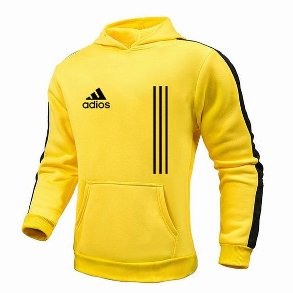 The New Men's Hoodie Sports Suit Cotton Polyester Drawstring Sportswear Trend Fashion Autumn And Winter Pullover Suit S-3XL
