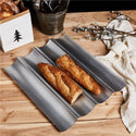 Non-Stick Bread Molds Bakeware Tray Pastry Tools Baguette Mold Baking Sheet Baguette Pan Bakeware  WJ824