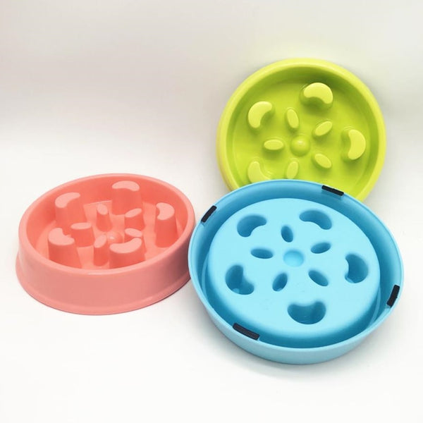 Bowl Diet Jigsaw Dog Cat Feeder Eat Anti-Choking Dog Travel Feeding Slow Labyrinth Tray Puppy Feed Cup