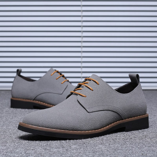 Men Dress Shoes Fashion Men Oxford Leather Shoes Comfortable Lace-Up Formal Shoes for Men Leather Sneakers Male Flat Footwear