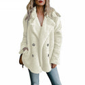 Plush Coat Women Winter Jackets Fluffy Teddy Coat Female Warm Artificial Fleece Winter Clothes  5XL Plus Size Manteau Femme