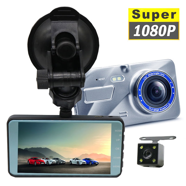 Full 1080P J16 Dash Cam Car DVR Dash Camera DVR Rear View Camera Video Recorder Cycle Night Vision G-Sensor Wide Angle Dashcam