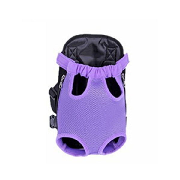 Benepaw Adjustable Dog Backpack Kangaroo Breathable Front Puppy Dog Carrier Bag Pet Carrying Travel Legs Out, Easy-Fit 6 Colors