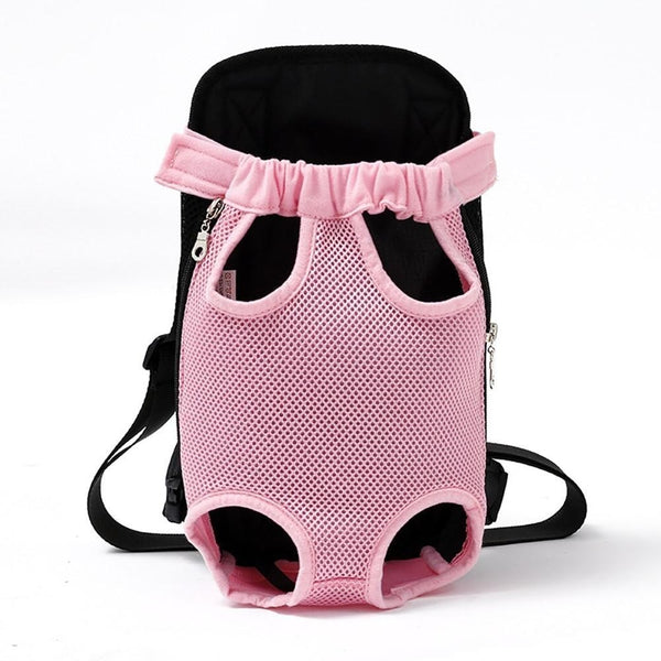 Benepaw Adjustable Dog Backpack Kangaroo Breathable Front Puppy Dog Carrier Bag Pet Carrying Travel Legs Out, Easy-Fit 6 Colors