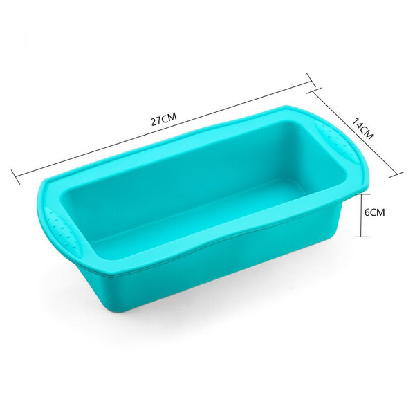 Rectangular Silicone Bread Pan Mold Toast Bread Mold Cake Tray Long Square Cake Mould Bakeware Non-Stick Baking Tools