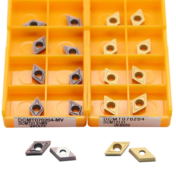 DCMT070204 UE6020 VP15TF Internal Turning Tool High Quality Carbide Inserts Cutting Blades CNC Tool Lathe Tools Lathe Cutter