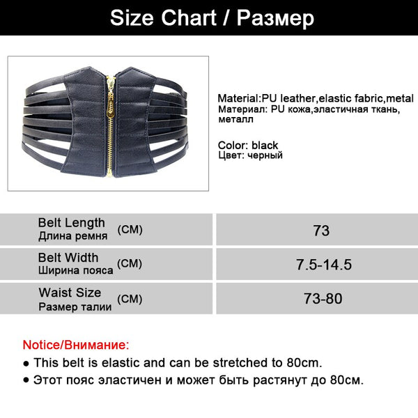 MaiKun Elastic Belts for Women Luxury Brand Women Belt Female Leather Belt Designer Cummerbund