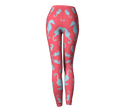 Seahorse Leggings - Coral Pink