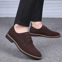 Men Dress Shoes Fashion Men Oxford Leather Shoes Comfortable Lace-Up Formal Shoes for Men Leather Sneakers Male Flat Footwear