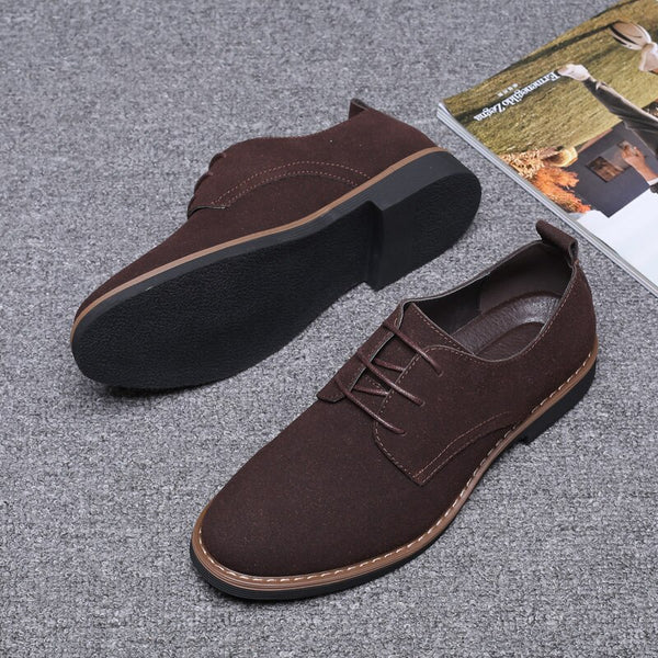 Men Dress Shoes Fashion Men Oxford Leather Shoes Comfortable Lace-Up Formal Shoes for Men Leather Sneakers Male Flat Footwear