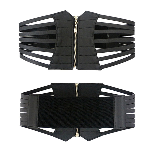 MaiKun Elastic Belts for Women Luxury Brand Women Belt Female Leather Belt Designer Cummerbund