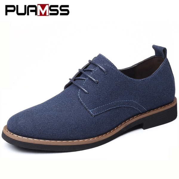 Men Dress Shoes Fashion Men Oxford Leather Shoes Comfortable Lace-Up Formal Shoes for Men Leather Sneakers Male Flat Footwear