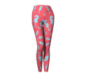 Seahorse Leggings - Coral Pink