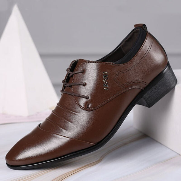 REETENE Oxford Shoes for Men Luxury Brand Formal Shoes Men Italian Fashion Mens Office Shoes Leather Men'S Leather Wedding Shoes