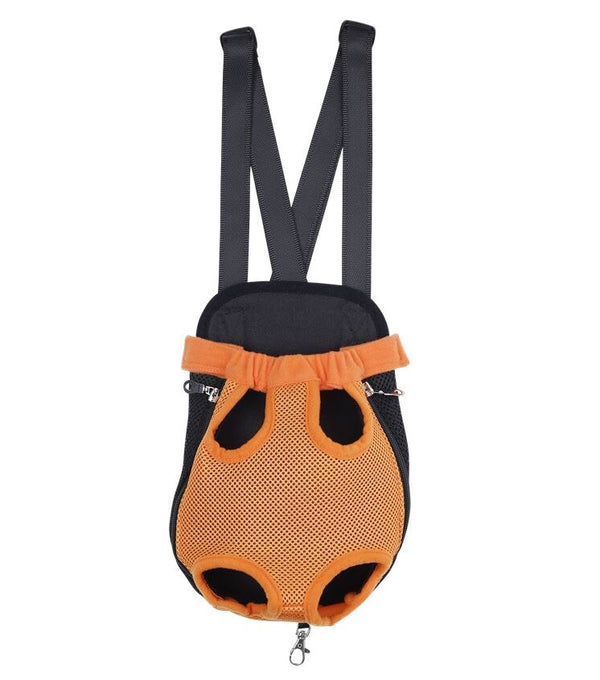 Pet Carrier Dog Front Chest Backpack Five Holes Backpack Dog Outdoor Carrier Tote Bag Sling Holder Mesh  Cat Puppy Dog Carrier