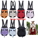 Pet Carrier Dog Front Chest Backpack Five Holes Backpack Dog Outdoor Carrier Tote Bag Sling Holder Mesh  Cat Puppy Dog Carrier