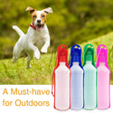 250ml/500ml Pet Folding Drinker Pet Dog Cat Outdoor Portable Drinking Bottle Bowl Pets Travel Drinker