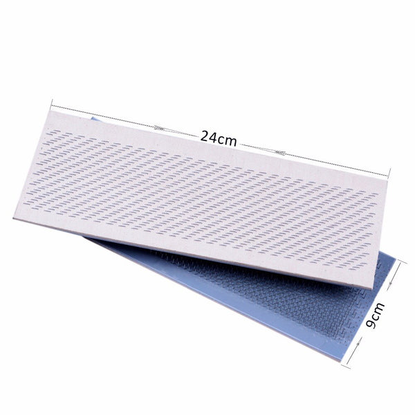 24x9cm Hair Holder Drawing Mat for Bulk Hair Extension Tools Hair Drawing Mat Hair Extensions Drawing Card(Skin Pad) With Needle