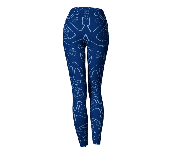 Anchor Dream Leggings - Navy