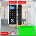 Smart Door Fingerprint Electric Lock Electronic Digital Gate Opener RFID Biometric Finger Print Security Glass Password Card