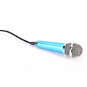 Portable 3.5mm Stereo Studio Mic KTV Karaoke Mini Microphone For Cell Phone Laptop PC Desktop  Small Size Mic