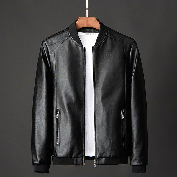 Leather Jacket Bomber Motorcycle Jacket Men Biker PU Baseball Jacket Plus Size 7XL 2020 Fashion Causal Jaqueta Masculino J410