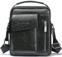 handbag Man Messenger Bag 2 Set Men Pu Leather Shoulder Bags Business Crossbody Casual Bag Famous Brand small black briefcase