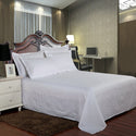 Hotel bedding white bed sheet 100% Cotton Solid color Flat sheet
