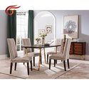 Modern style dining table set 4 chair luxury cabinet Ensemble de table à manger de style moderne avec 4 chaises de luxe WA427