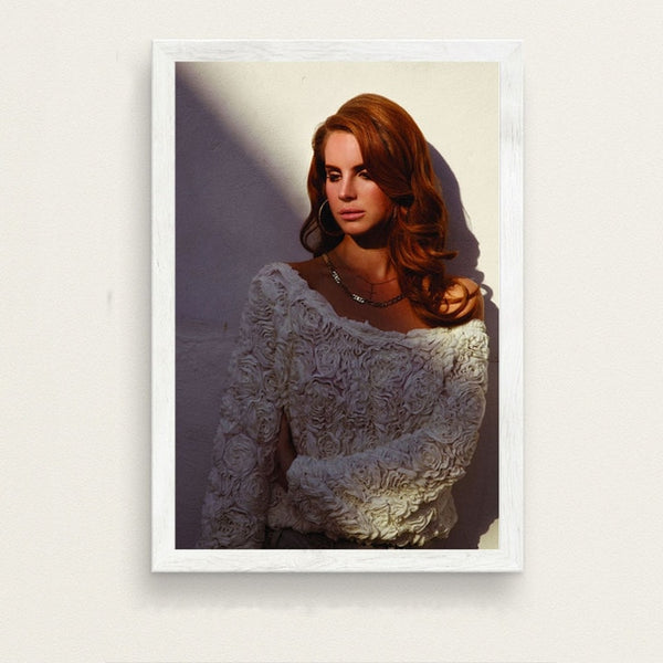 Lana Del Rey Music Singer Model Canvas Poster Prints Photo Portrait Pictures Bar Cafe Wall Art Home Decor Mural A700