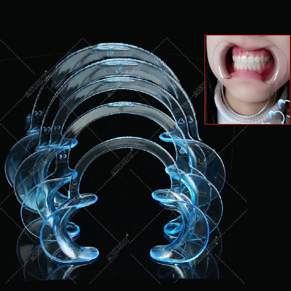 5pcs /set Dental Mouth Opener C Shape Mouth Gag Dental Orthodontic Tool Intraoral Cheek Lip Retractor Mouth Spreader Lip Opener