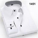 High Quality Men Shirt 2020 Spring Long Sleeve Dress Formal Business Work Shirt Men Twill Shirts Slim Fit Man White Shirts DS378