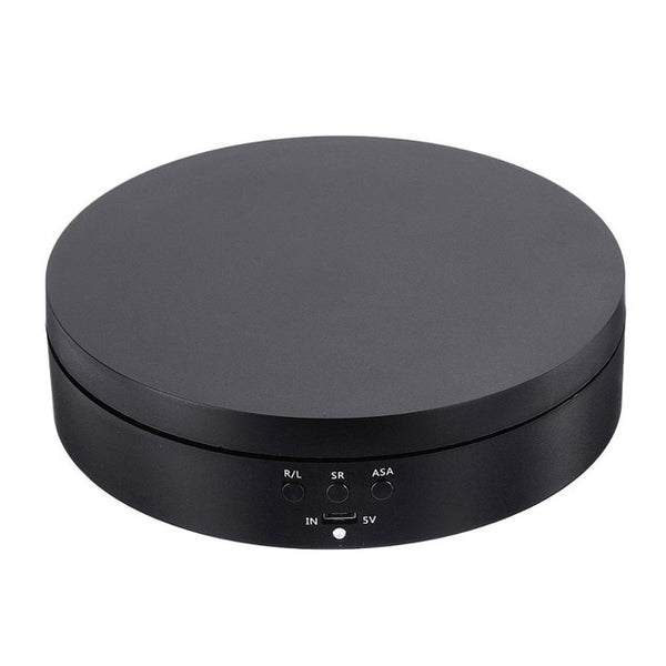 Photography 360 Degree Round Auto Rotating Remote Automatically Turntable Jewelry Display Stand Base for Photo Studio Shooting