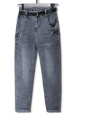 Jeans For Women High Waist  New Plus Size  Full Length  Loose Denim Mom  Harem Pants