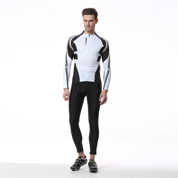 Men's Cycling Jersey  Long Sleeve Breathable Jersey Suit Outdoor MTB Bike Set Quick Dry ProTeam Ropa Maillot Ciclismo