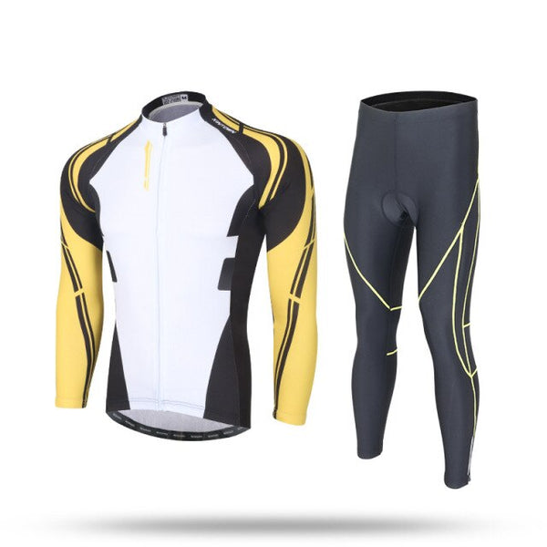 Men's Cycling Jersey  Long Sleeve Breathable Jersey Suit Outdoor MTB Bike Set Quick Dry ProTeam Ropa Maillot Ciclismo
