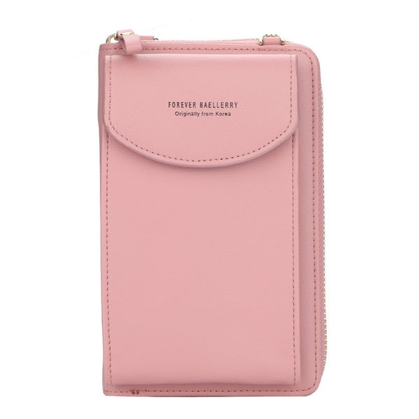 Baellerry 2020 Women Wallet Brand Cell Phone Wallet Big Card Holders Wallet Handbag Purse Clutch Messenger Shoulder Straps Bag