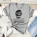Black Lives Matter Stand Up Shirt Power Fist Black Power T-shirt Anti Racist Equality Shirt RIP George Floyd Tees Casual Tops