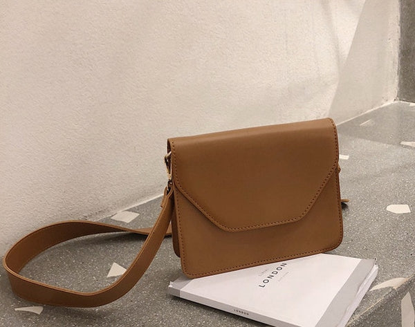 RanHuang New Arrive 2020 Women Pu Leather Shoulder Bags Girls Brief Flap Women's Casual Messenger Bags Crossbody Bags
