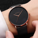 Women's Watch Rose gold Women's Watch 2020 women mesh belt ultra-thin fashion relojes para mujer luxury wristwatches reloj mujer