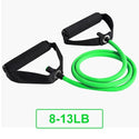 5 Levels Resistance Bands with Handles Yoga Pull Rope Elastic Fitness Exercise Tube Band for Home Workouts Strength Training