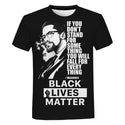 Black Lives Matter T Shirts Fashion Men and Women T-shirt Short Sleeve Unisex I Can't Breathe George Floyd Tshirt Streetwear