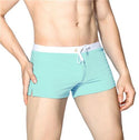 ALSOTO Summer Swimwear Men Breathable Men's Swimsuits Trunks Boxer Briefs Sunga SwimSuits Maillot De Bain Beach Shorts 2020 New