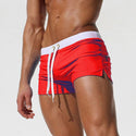 ALSOTO Summer Swimwear Men Breathable Men's Swimsuits Trunks Boxer Briefs Sunga SwimSuits Maillot De Bain Beach Shorts 2020 New