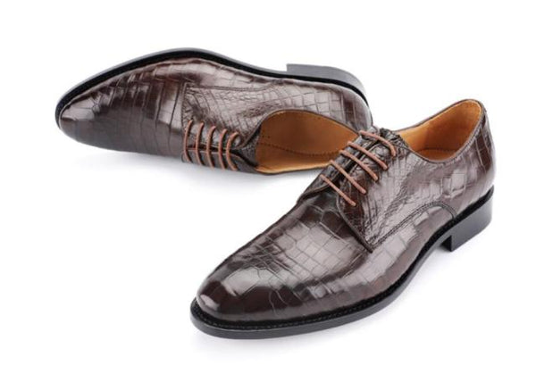 Sipriks Men's Luxury Crocodile Belly Skin Dress Shoes Italian Handmade Leather Outsole Footwear Gents Suits Social Shoes Pointed
