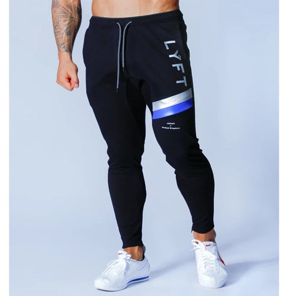 Sports pants men's jogger fitness sports trousers new fashion printed muscle men's fitness training pants