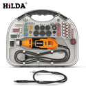HILDA Electric Mini Drill Dremel Grinder Engraving Pen Mini Drill Electric Rotary Tool Grinding Machine Dremel Accessories