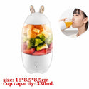 350ml Portable Juicer Cup Blender Wireless Automatic Multipurpose USB Rechargeable Juice Machine Smoothie Maker Cut Mixer