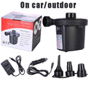 VR robot 12V AC 110V Electric Air Pump Potable Car Air Compressor with 3 Nozzles Boat Moto Air Inflator For Outdoor